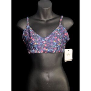 NEW WITH TAGS The Dolfin Uglies Women's size medium fireworks Print bikini Top i